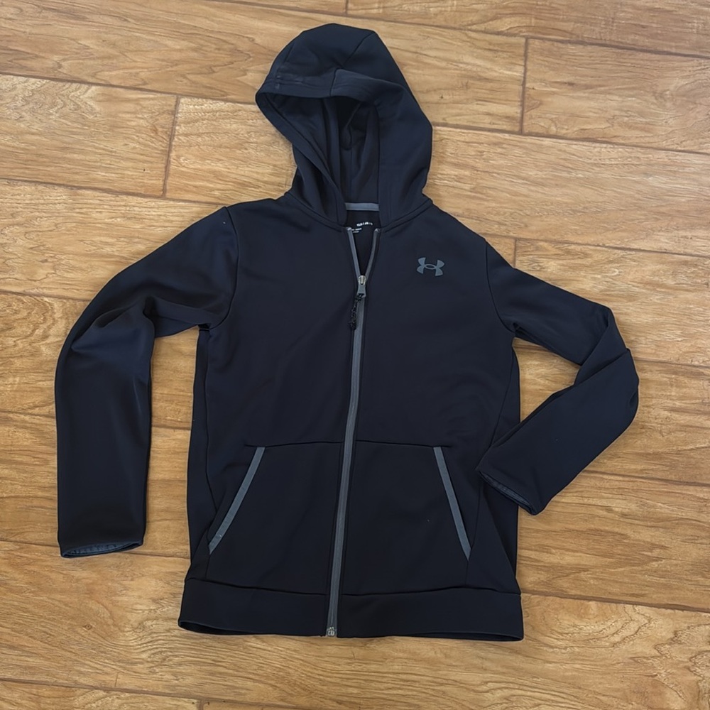 {Under Armour} Kids Black Hoodie Jacket